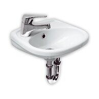 Umyvadlo Cersanit Eko2000 35, s otvorem vlevo, s přepadem, bílá, K07-002-L