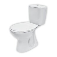 WC mísa Cersanit President 148 kombi bílá 020 spodní odpad nádržka 3/6 sedátko President II polypropylén, K08-029