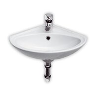 Umyvadlo Cersanit Sigma 45 rohové, s otvorem, s přepadem, bílá, K11-0013