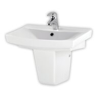 Umyvadlo Cersanit Carina 55 nábytkové, s otvorem, s přepadem, bílá, K31-005