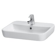 Umyvadlo Cersanit Caspia 60 na desku obdélník, s otvorem, s přepadem, bílá, K11-0095