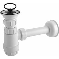 Sifon Cersanit umyvadlový lahvový nízký, bílá, K97-126