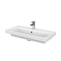 Umyvadlo Cersanit Moduo Slim 80 nábytkové, s otvorem, s přepadem, bílá, K116-012