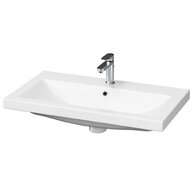 Umyvadlo Cersanit Como 80 nábytkové, s otvorem, s přepadem, bílá, K32-004-BOX