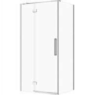 Sprchový kout Cersanit Crea 100x80x200 obdélníkový chrom s panty levý, set B840, S601-205