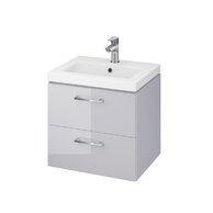 Skříňka Cersanit Lara 50 s umyvadlem Como šedá set 965 DSM, S801-212-DSM