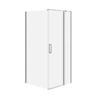 Sprchový kout Cersanit Moduo 90x80x195 obdélníkový chrom s panty pravý, set C107, S601-307