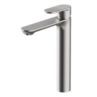 Baterie Cersanit Crea umyvadlová stojánková vysoká, s příslušenstvím, bez výpusti, nikl, S951-335