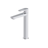 Baterie Cersanit Mille umyvadlová stojánková vysoká, s příslušenstvím, s výpustí click-clack, bílá, S951-355