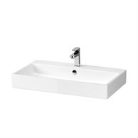 Umyvadlo Cersanit Virgo 80 nábytkové, s otvorem, s přepadem, bílá, K118-002