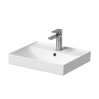 Umyvadlo Cersanit Larga 50 nábytkové, s otvorem, s přepadem, bílá, K120-008