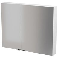 Nábytkový set Cersanit Larga 100, skříňka 40 zrcadlová závěsná bílá, skříňka 60 zrcadlová závěsná bílá