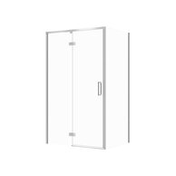 Sprchový kout Cersanit Larga 120x90x195 obdélníkový chrom s panty levý, set C120, S601-320