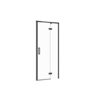 Sprchové dveře Cersanit Larga 90×195 černé s panty pravé, S932-124