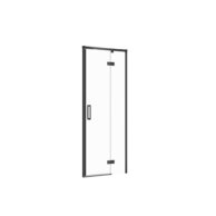 Sprchové dveře Cersanit Larga 80x195 černé s panty pravé, S932-123