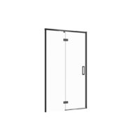 Sprchové dveře Cersanit Larga 120×195 černé s panty levé, S932-130