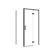 Sprchový kout Cersanit Larga 100x90x195 obdélníkový černý s panty pravý, set C109, S601-309