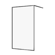 Sprchový kout Cersanit Larga walk-in 120x200 černý, S932-140