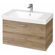Skříňka Cersanit Lara Mille 80 s umyvadlem ořech set B349 DSM, S801-339-DSM