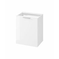 Skříňka Cersanit City 60 bílá s košem na prádlo, S584-026