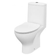 WC mísa Cersanit Moduo 671 kombi bílá 011 zadní odpad Clean On nádržka 3/5 sedátko slim duroplast soft close easy off, K116-032