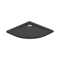 Sprchová vanička Cersanit Tako 90x90x4 černá matná čtvrtkruhová R55, S204‑039