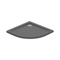 Sprchová vanička Cersanit Tako 90x90x4 šedá čtvrtkruhová R55, S204‑036