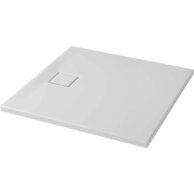 Sprchová vanička Cersanit Tako Slim 90x90x4 bílý mat čtvercová sifon set B451, S932-158