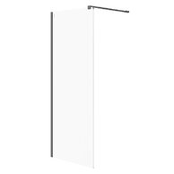 Sprchový kout Cersanit Mille walk-in 80x200 černý, S161-007