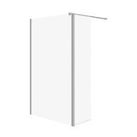 Sprchový kout Cersanit Mille 123x50x200 walk-in pohyblivá stěna chrom set B794, S601-181