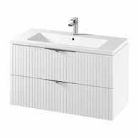 Skříňka Cersanit Tirso 100 s umyvadlem bílá matná set C144, S801-542