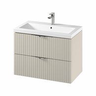 Skříňka Cersanit Tirso 80 s umyvadlem kašmír mat set C146, S801-543