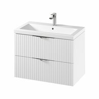 Skříňka Cersanit Tirso 80 s umyvadlem bílá matná set C143, S801-547