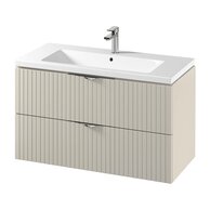 Skříňka Cersanit Tirso 100 s umyvadlem kašmír mat set C147, S801-548