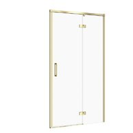 Sprchové dveře Cersanit Larga 100×195 matné zlaté s panty pravé, S164-063