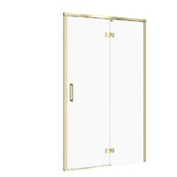 Sprchové dveře Cersanit Larga 120×195 matné zlaté s panty pravé, S164-064
