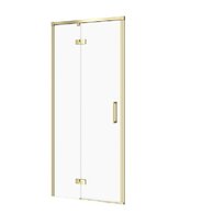 Sprchové dveře Cersanit Larga 80x195 matné zlaté s panty levé, S164-065