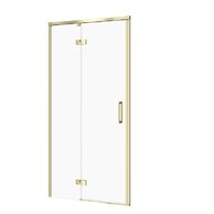 Sprchové dveře Cersanit Larga 90×195 matné zlaté s panty levé, S164-066