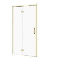 Sprchové dveře Cersanit Larga 100×195 matné zlaté s panty levé, S164-067