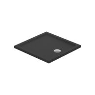 Sprchová vanička Cersanit Tako 80x80x4 černá matná čtvercová, S204-038