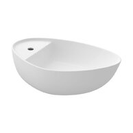 Umyvadlo Cersanit Moduo 55 na desku bílé nepravidelné s otvorem pro baterii, K116-155