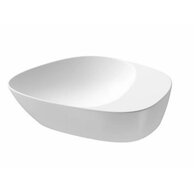 Umyvadlo Cersanit Kontra 48 na desku bílé matné nepravidelné s odkládacím prostorem, K682-012