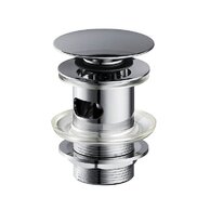 Výpust umyvadlová Cersanit celokovová chrom 1 a 1/4" CLICK/CLACK pro umyvadla s přepadem, S951-125