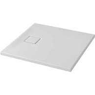 Sprchová vanička Cersanit Tako Slim 80x80x4 bílý mat čtvercová sifon set B450, S932-157