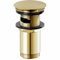 Výpust umyvadlová Cersanit celokovová zlatá 5/4" CLICK‑CLACK automatická univerzální, S951‑703