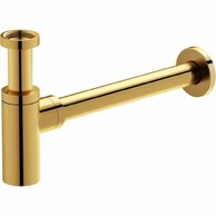 Sifon umyvadlový Cersanit Inverto zlatý oválný, S951‑714