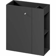 Skříňka Cersanit Larga 50 skříňka pod umyvadlo na WC antracitová DSM, S164-056-DSM