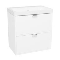 Nábytkový set Cersanit Atrato 60, skříňka 60 pod umyvadlo bílá, umyvadlo Moduo 60 nábytkové bílé