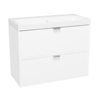 Nábytkový set Cersanit Atrato 80, skříňka 80 pod umyvadlo bílá, umyvadlo Moduo 80 nábytkové bílé