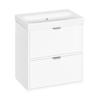 Skříňka Cersanit Atrato 60 s umyvadlem SLIM, bílá, set C640, S4007-003